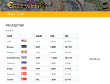 Tablet Screenshot of guld-valuta.se